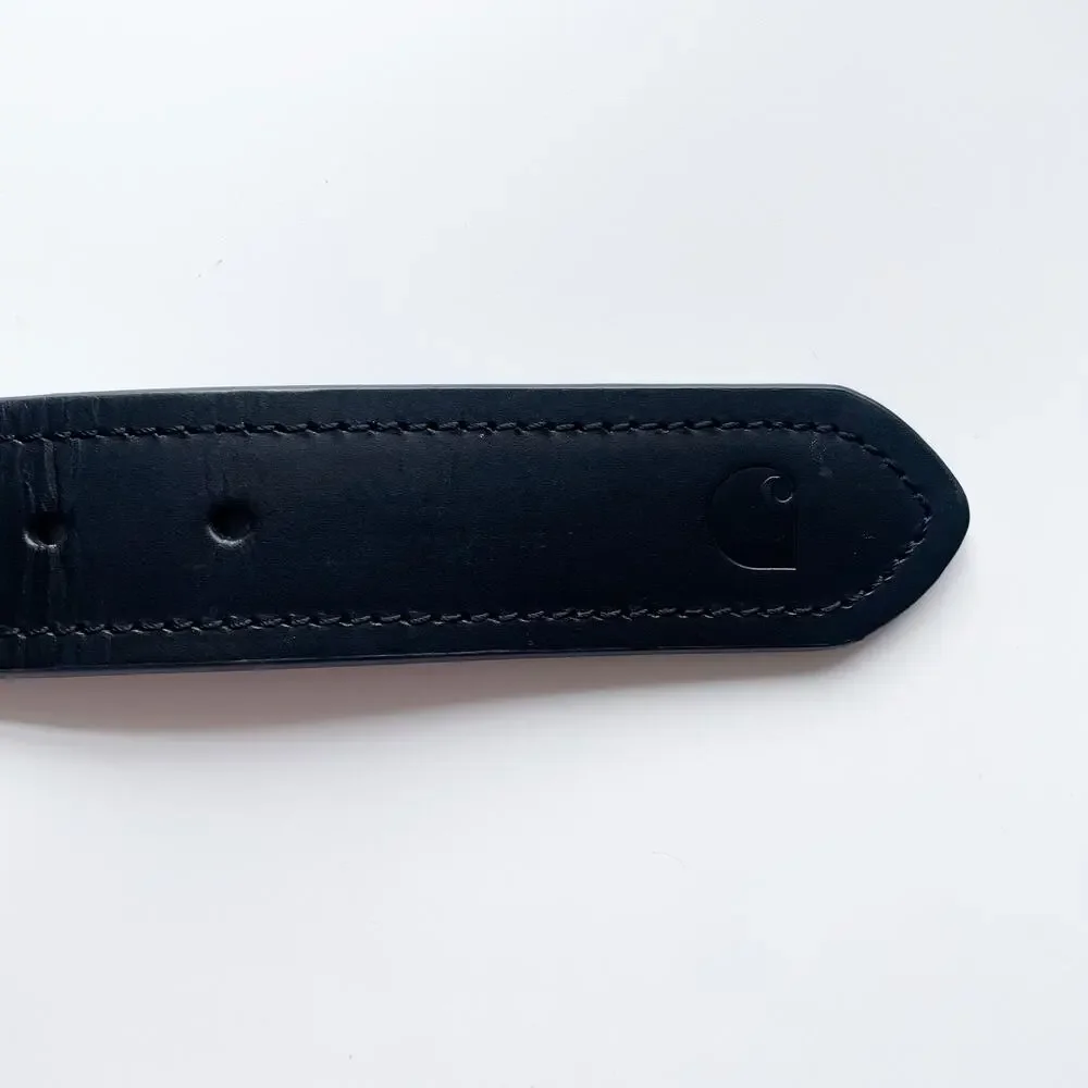 Men's Carhartt Black Leather Belt Size 36